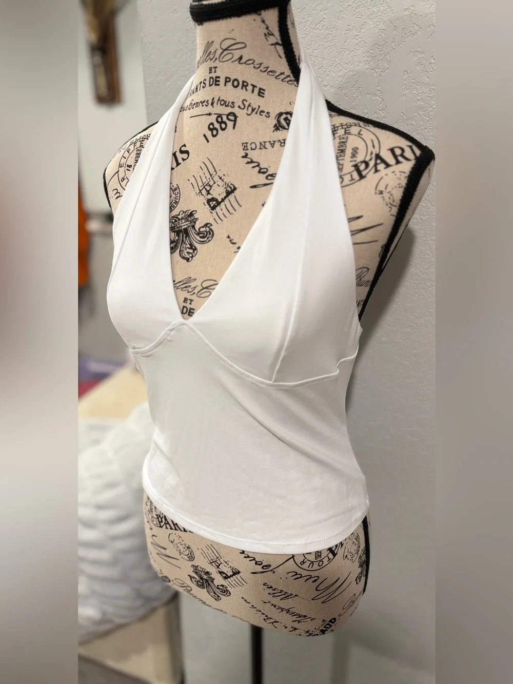 Intimately Free People Still Here Halter Cami Top White M NWT - Picture 3 of 6